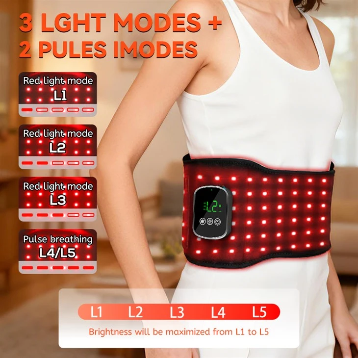 Cordless Vibration Red Light Therapy Belt best